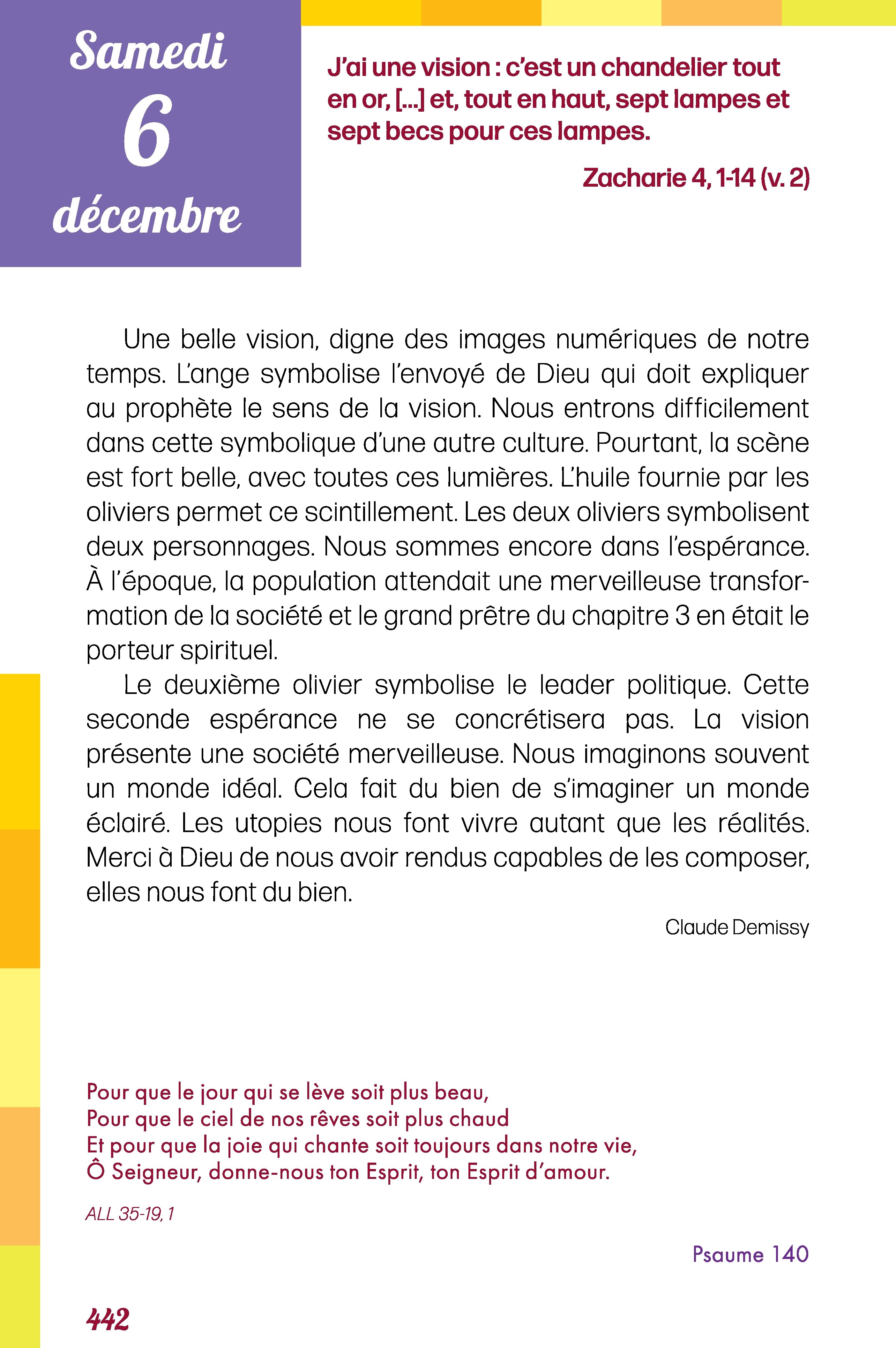 Pain quotidien 06/12/2025