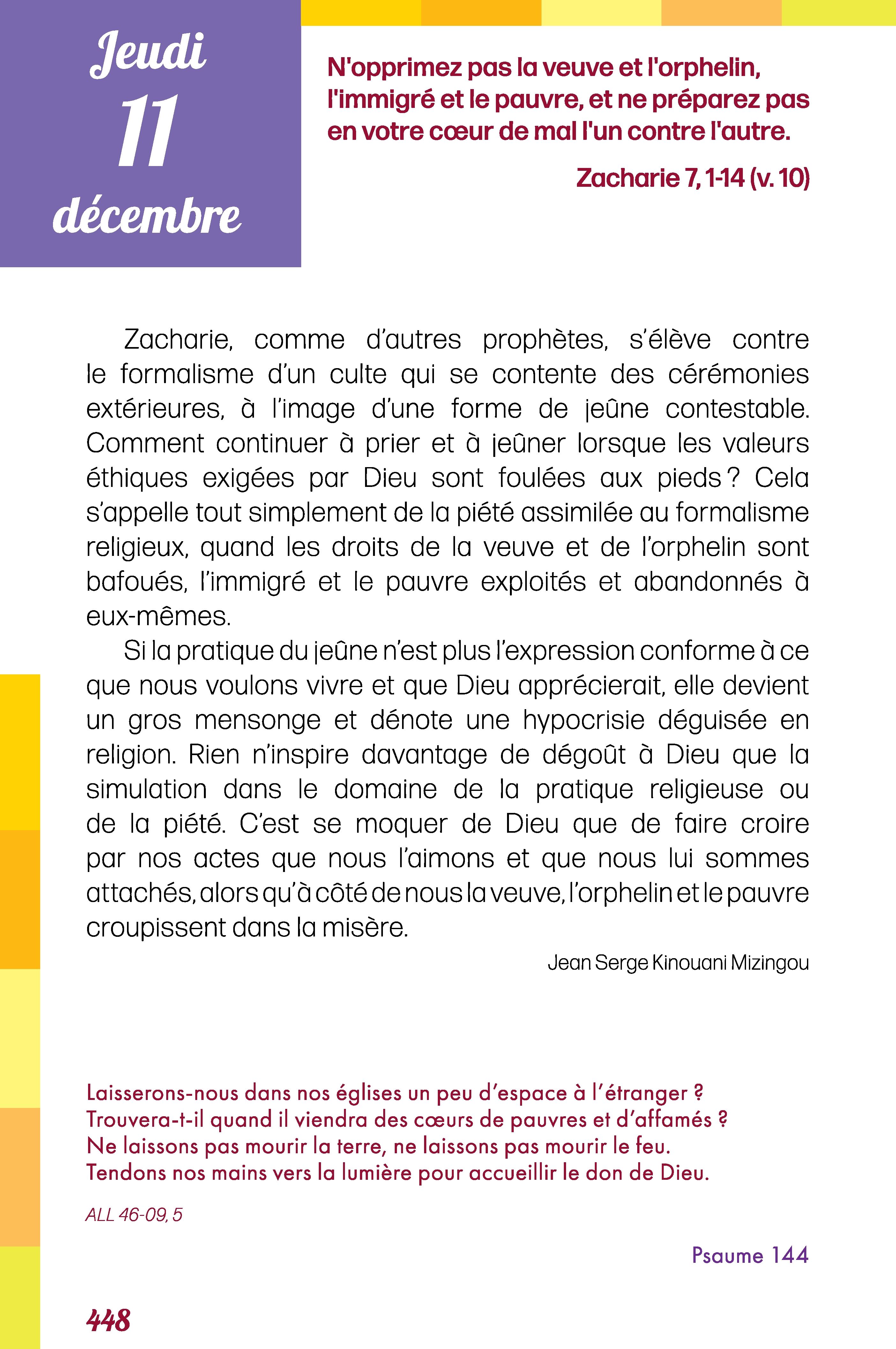 Pain quotidien 11/12/2025