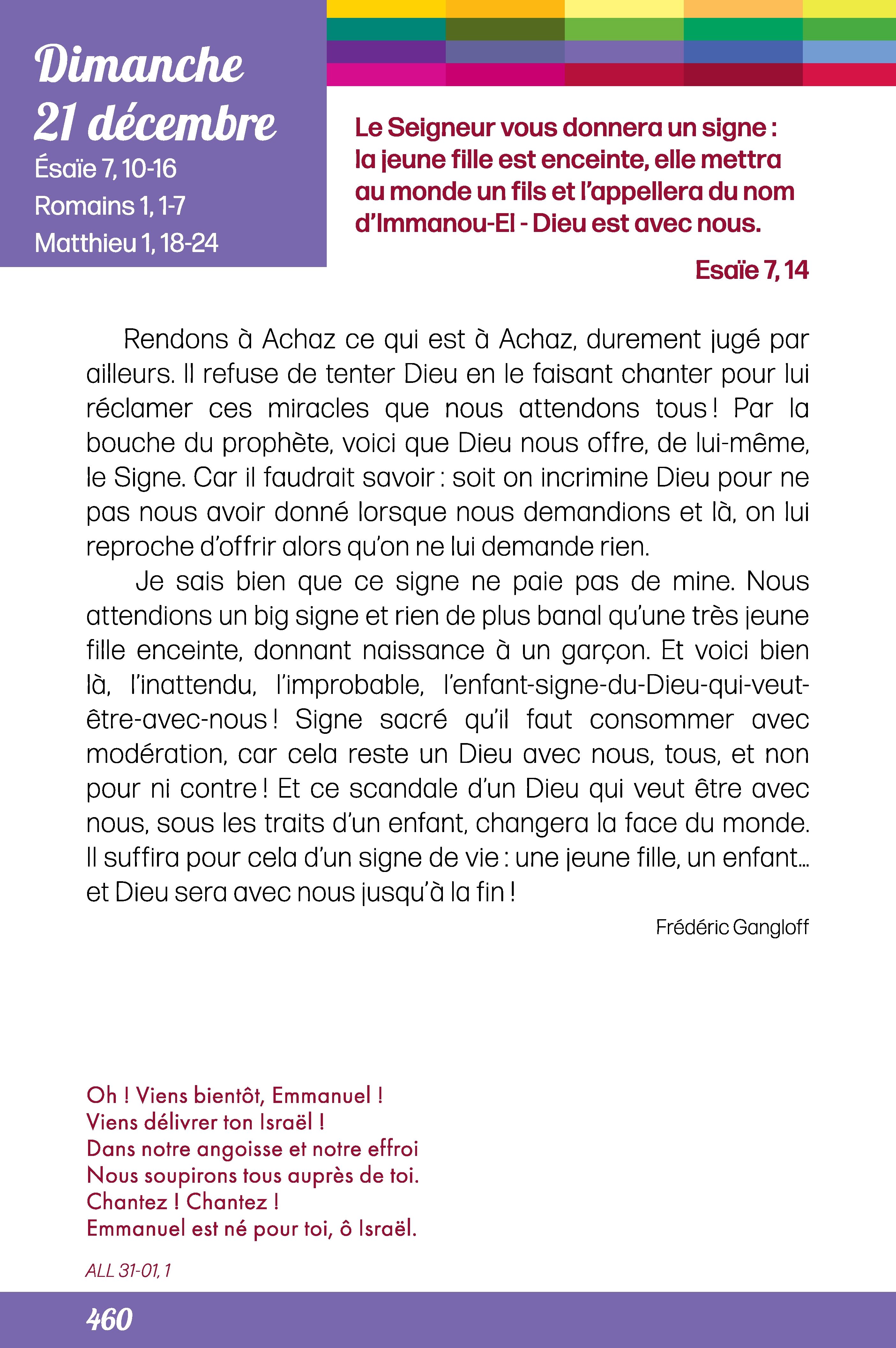 Pain quotidien 21/12/2025