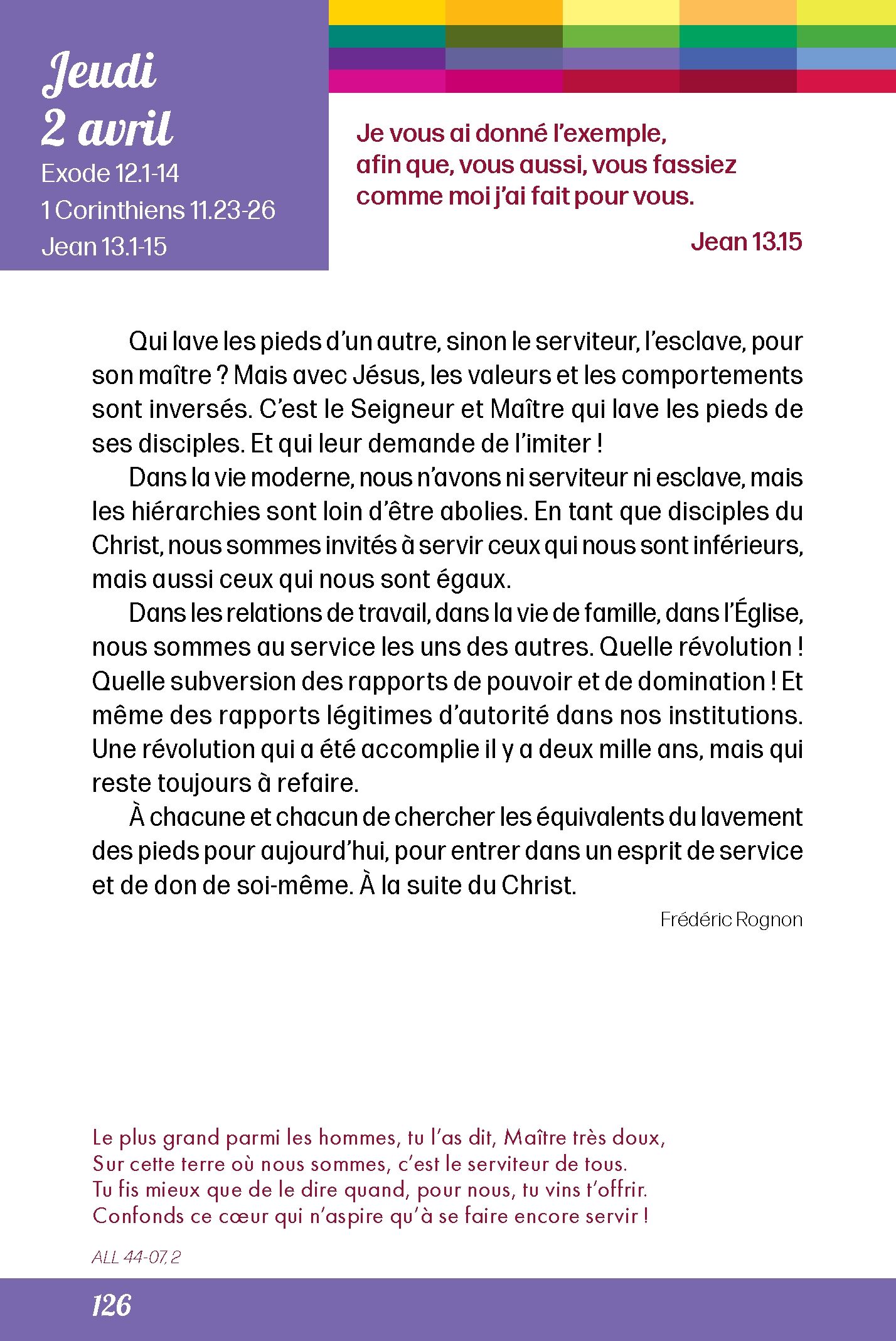 Pain quotidien 02/04/2026