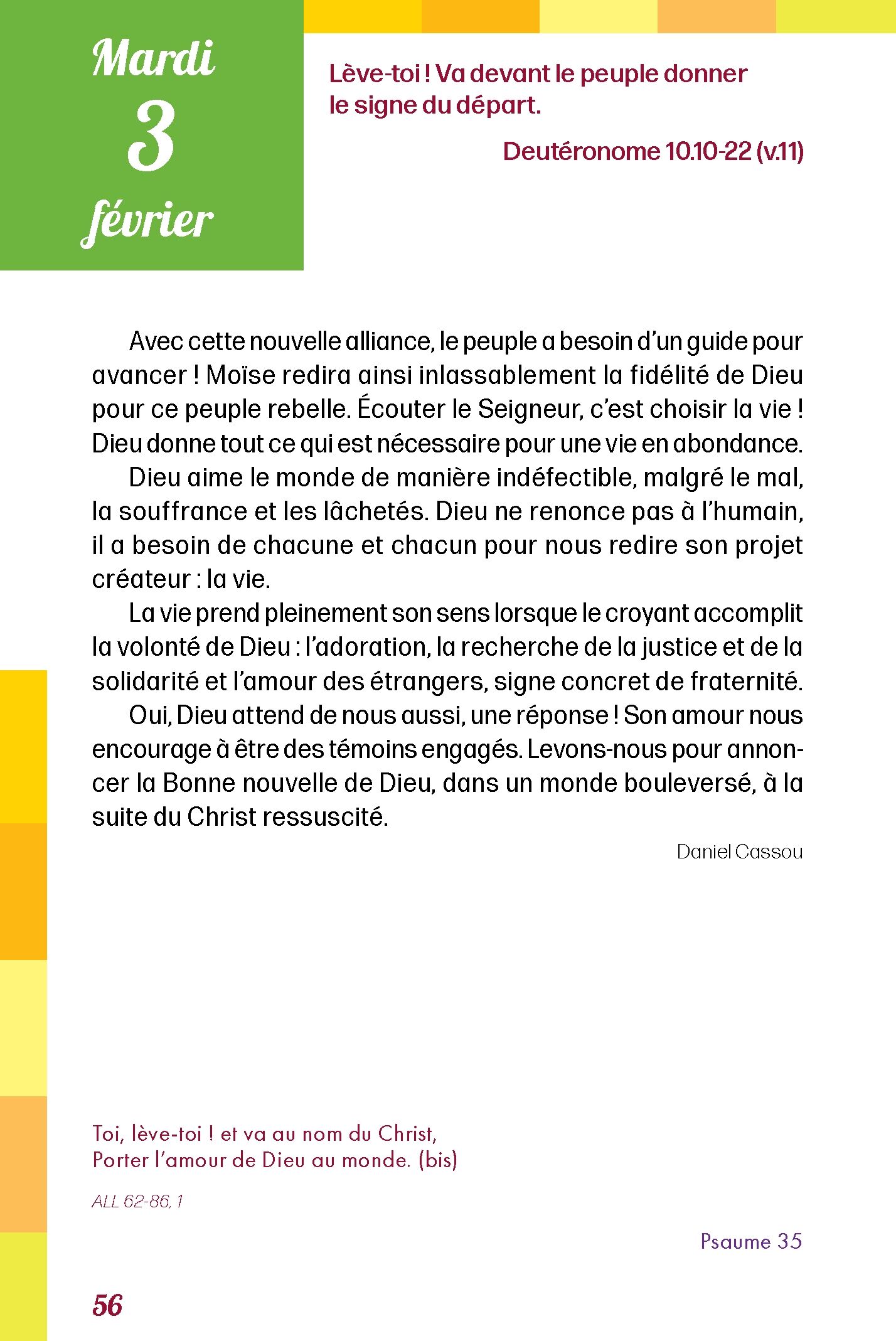 Pain quotidien 03/02/2026