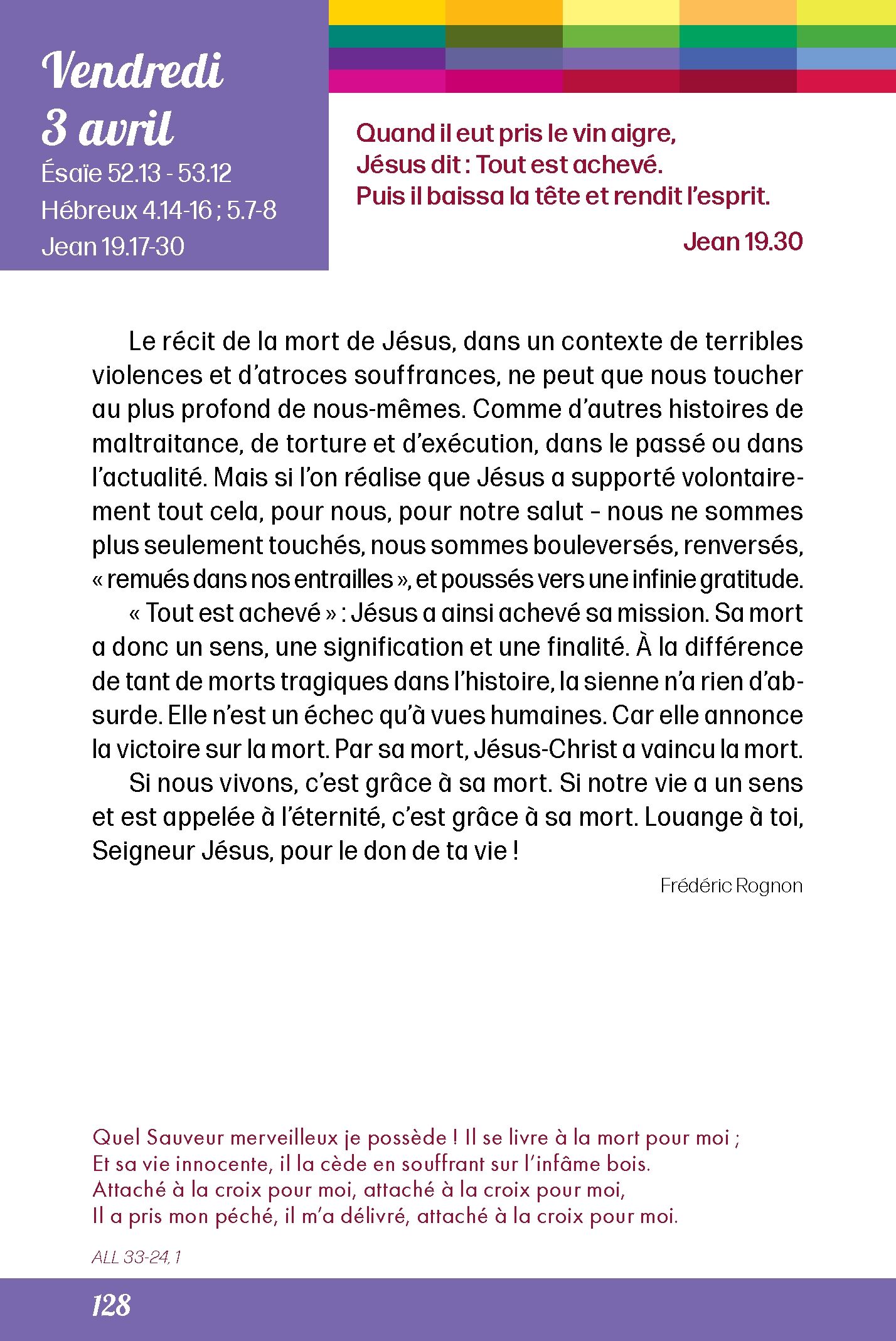 Pain quotidien 03/04/2026