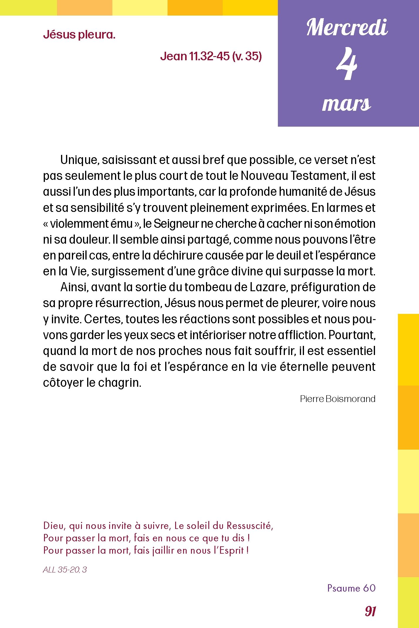 Pain quotidien 04/03/2026