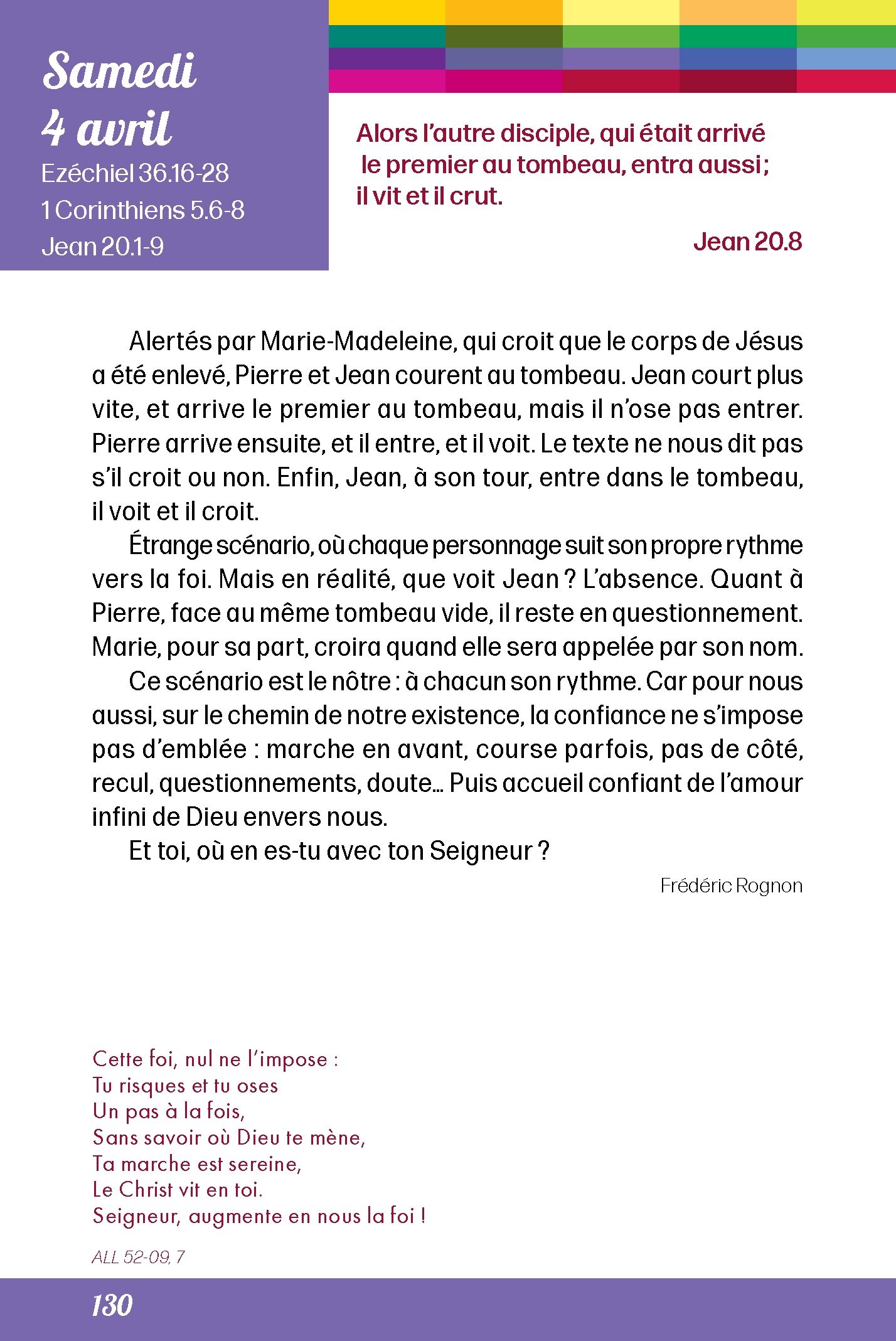 Pain quotidien 04/04/2026