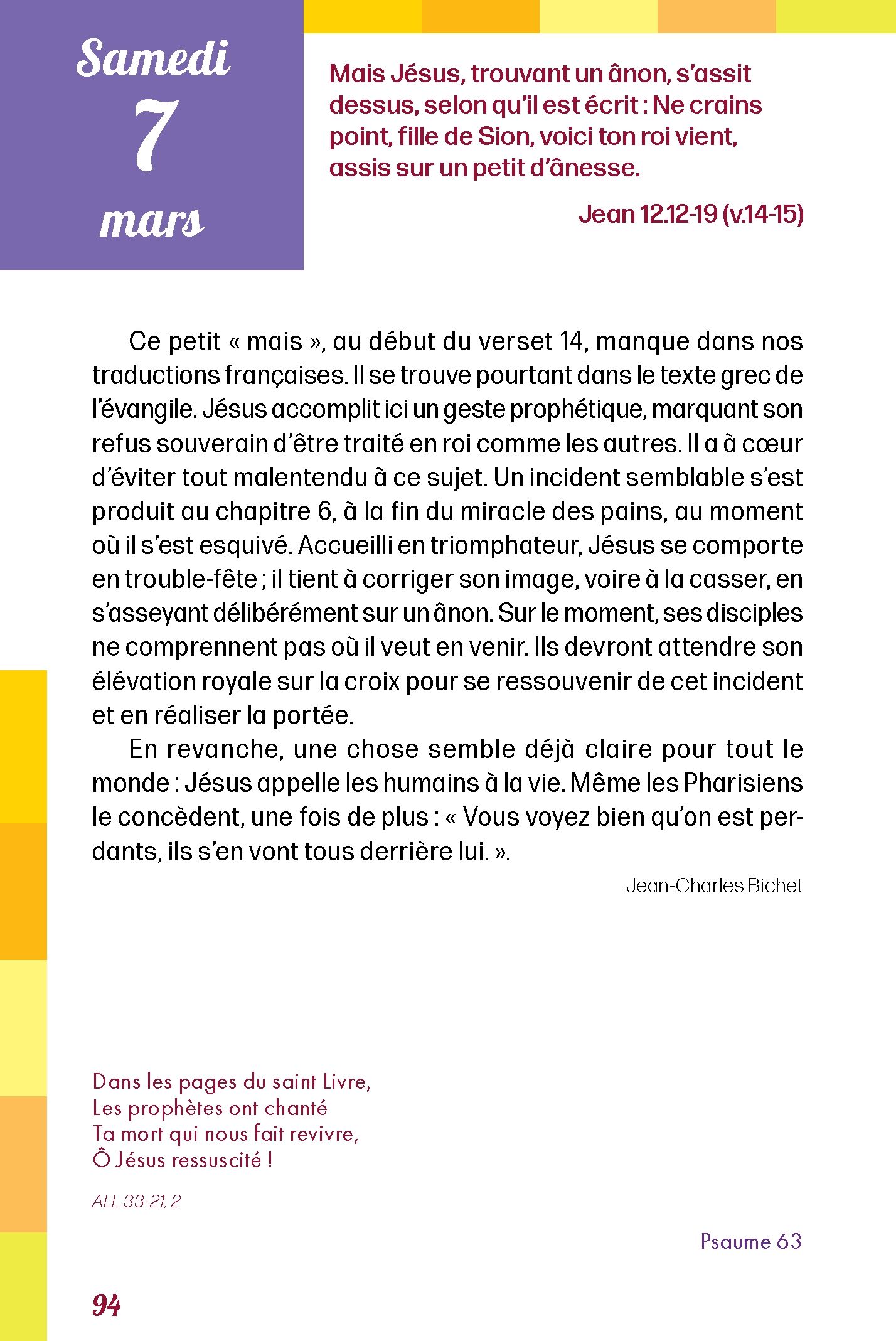 Pain quotidien 07/03/2026