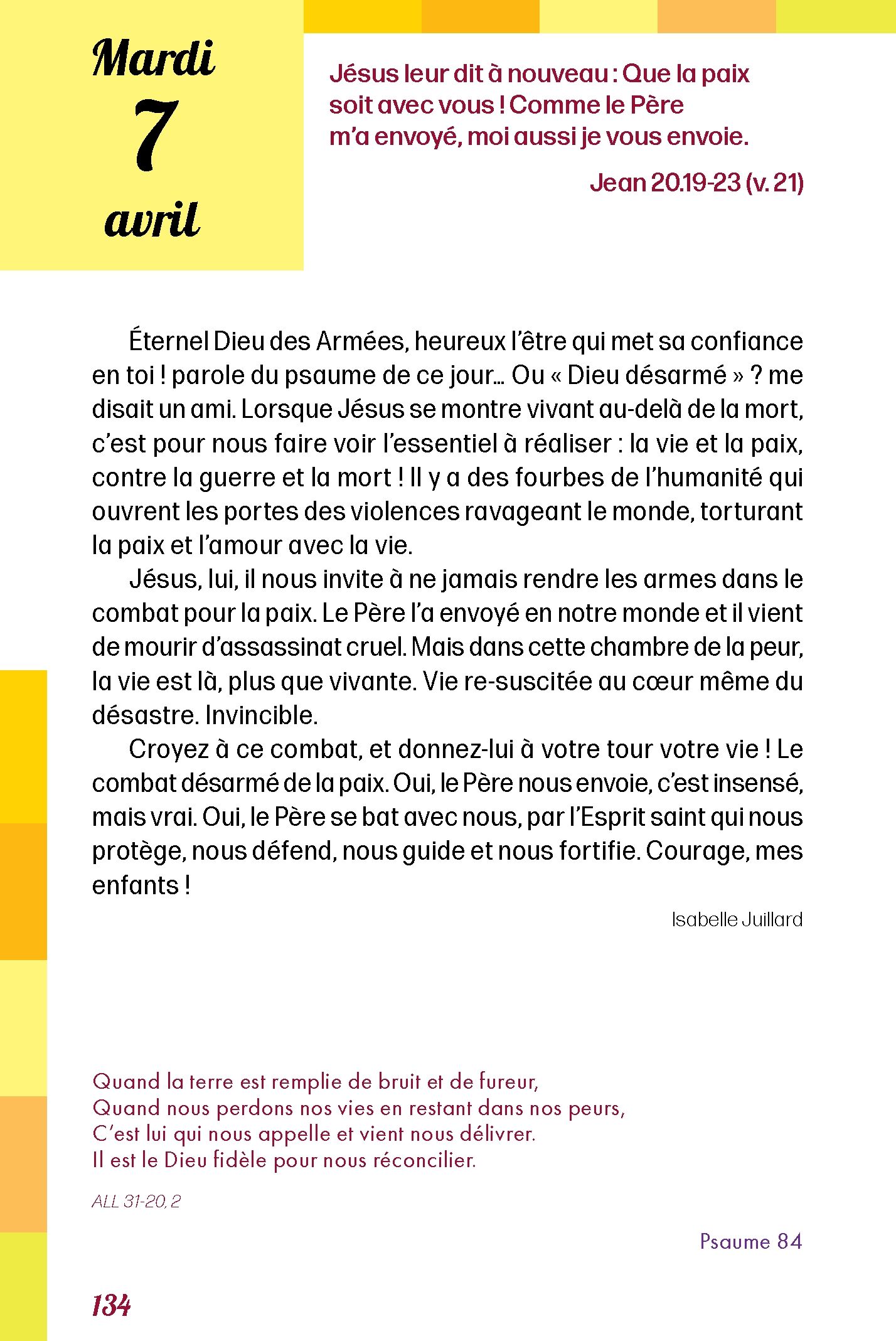 Pain quotidien 07/04/2026