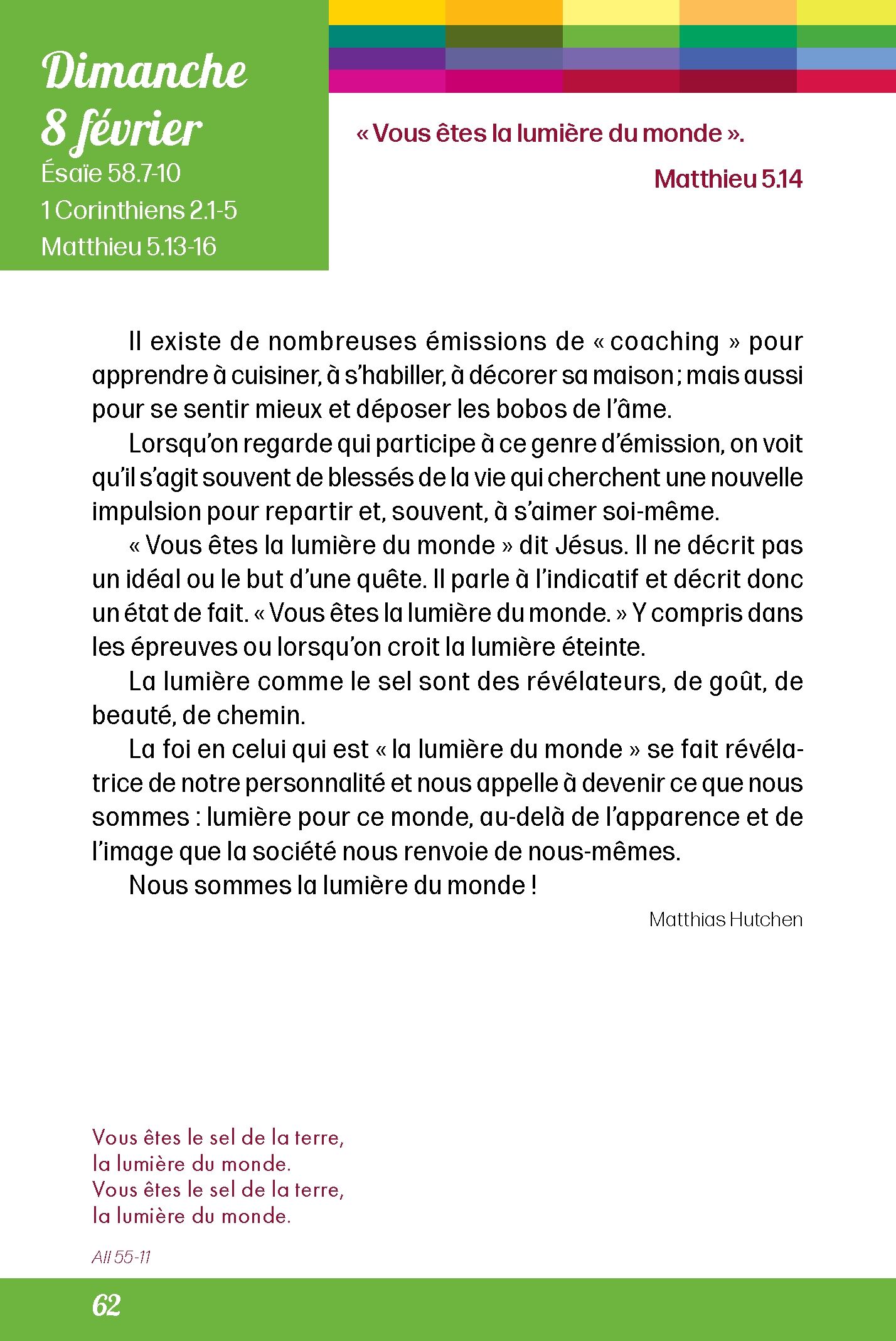 Pain quotidien 08/02/2026