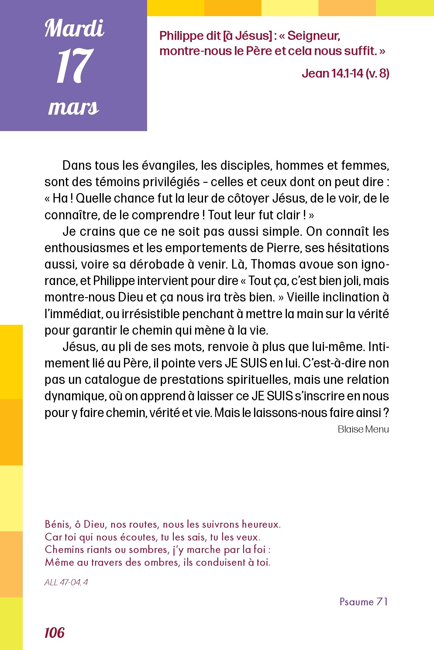 Pain quotidien 17/03/2026