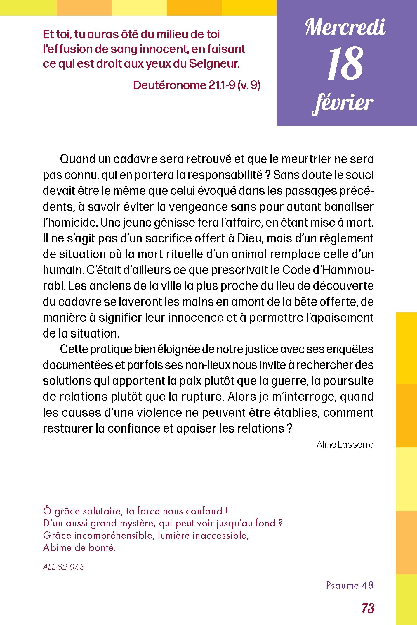 Pain quotidien 18/02/2026