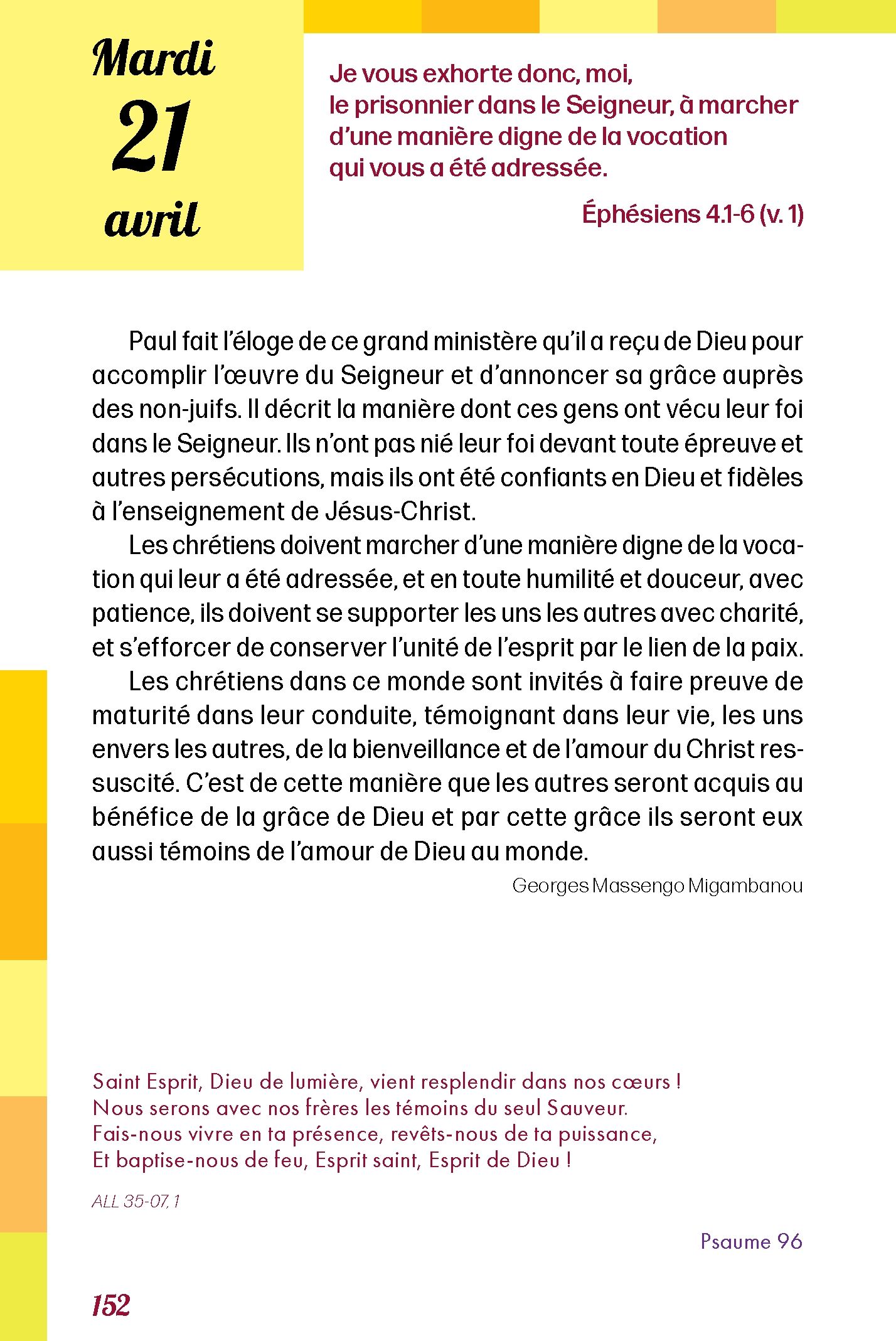 Pain quotidien 21/04/2026