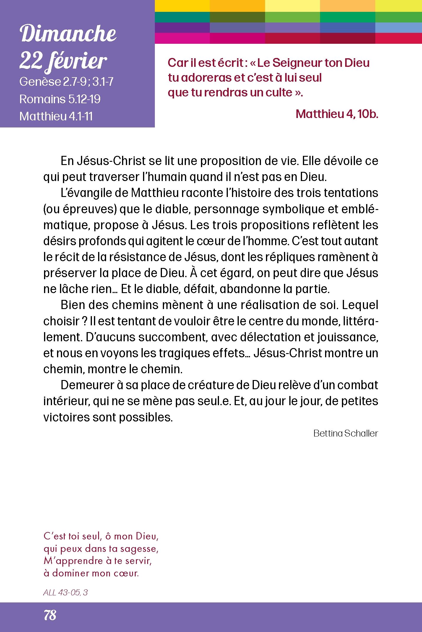 Pain quotidien 22/02/2026