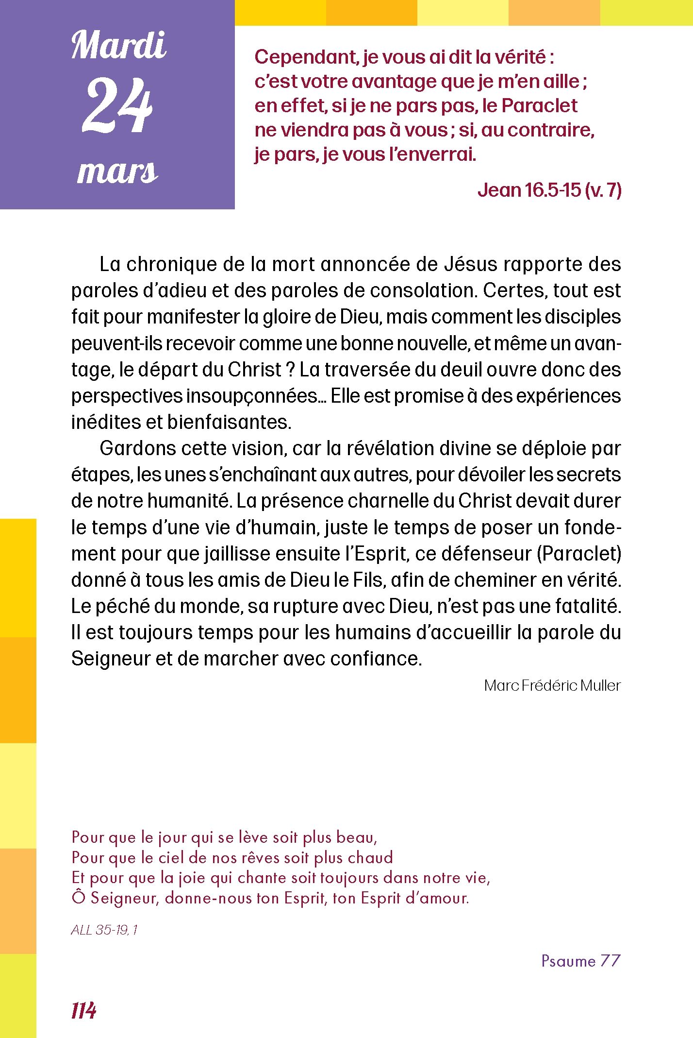 Pain quotidien 24/03/2026