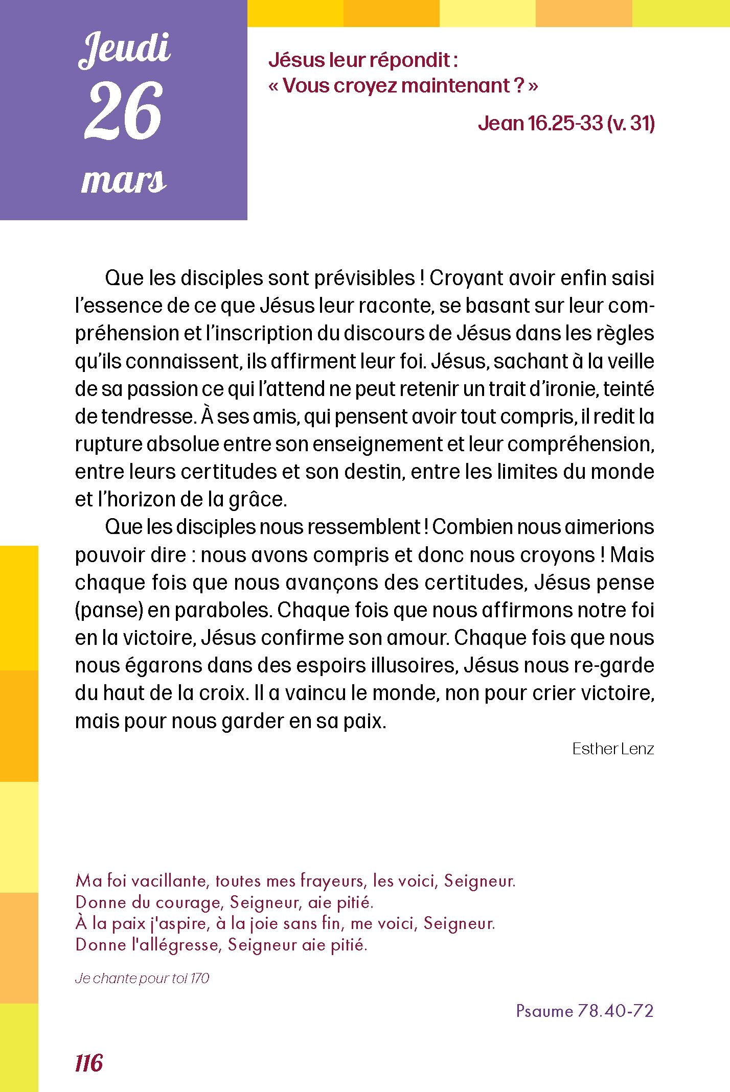 Pain quotidien 26/03/2026