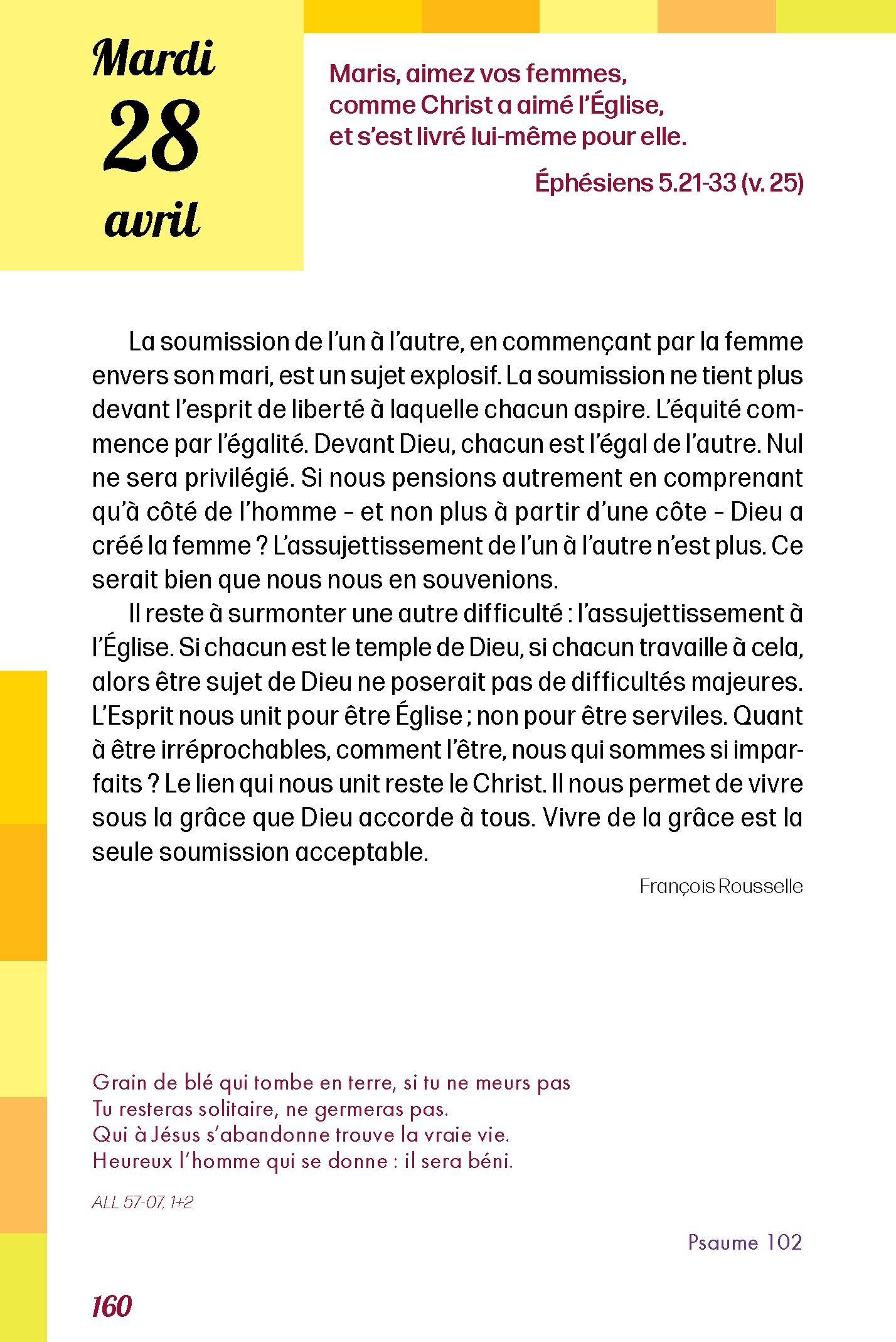 Pain quotidien 28/04/2026